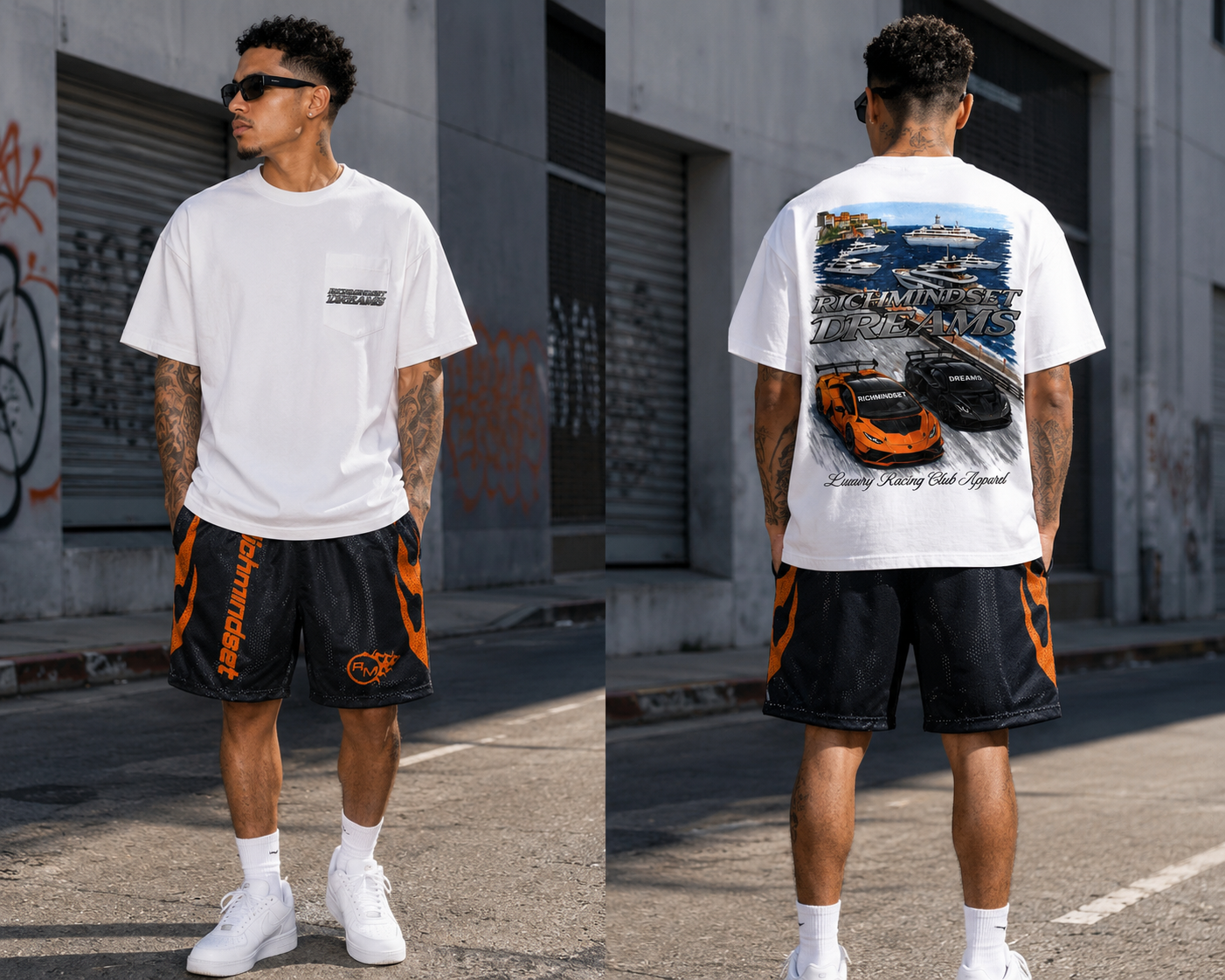 Luxury racing tee