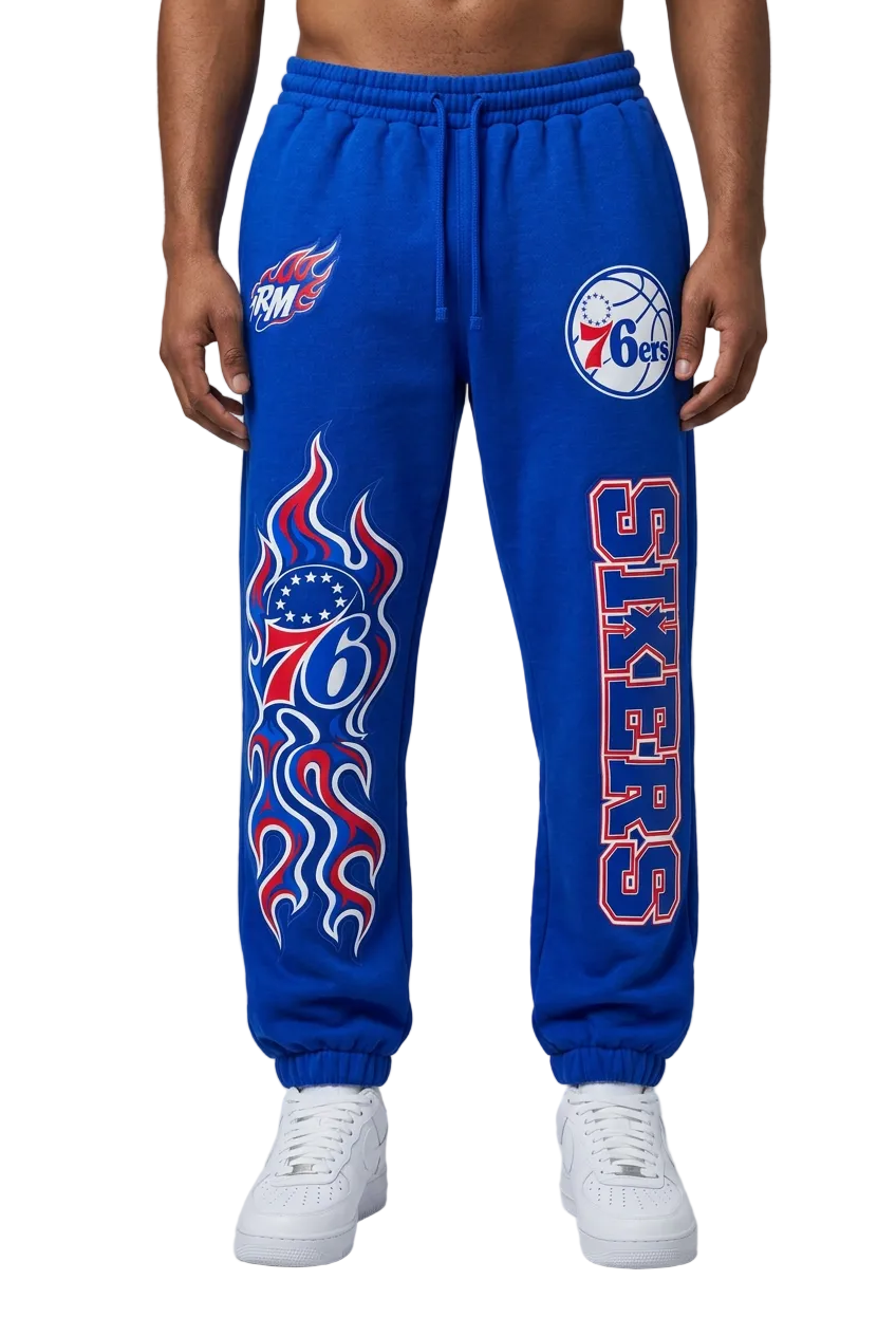 Waist-down model wearing NBA Edition sweats